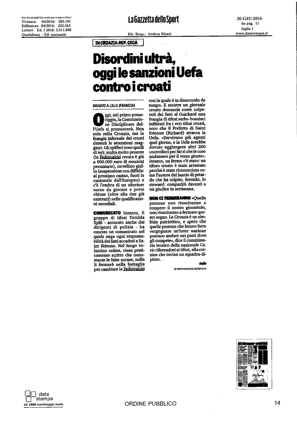 Rassegna Stampa 16