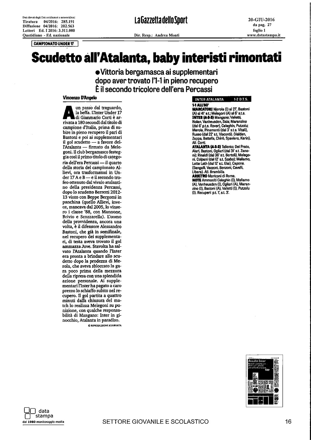 Rassegna Stampa 18