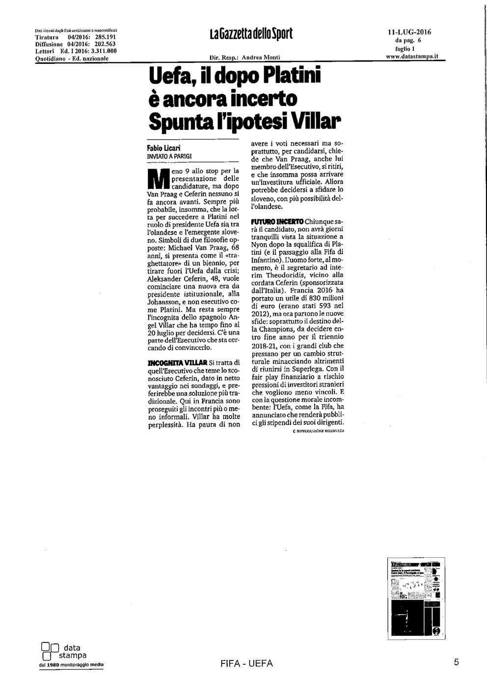 Rassegna Stampa 14